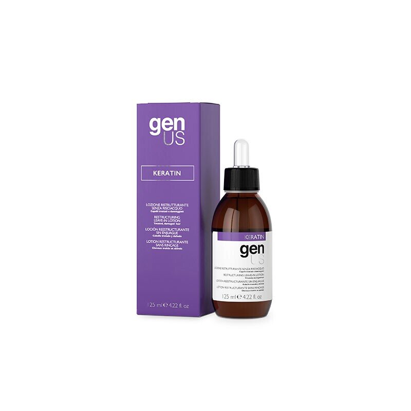 GenUS - Keratin Loción Sin Aclarado Cabello Tratado y Dañado 125ml