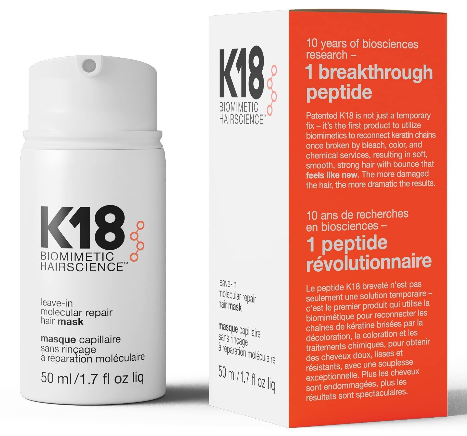 K18 Leave-in Molecular Repair Hair Mask 50ml