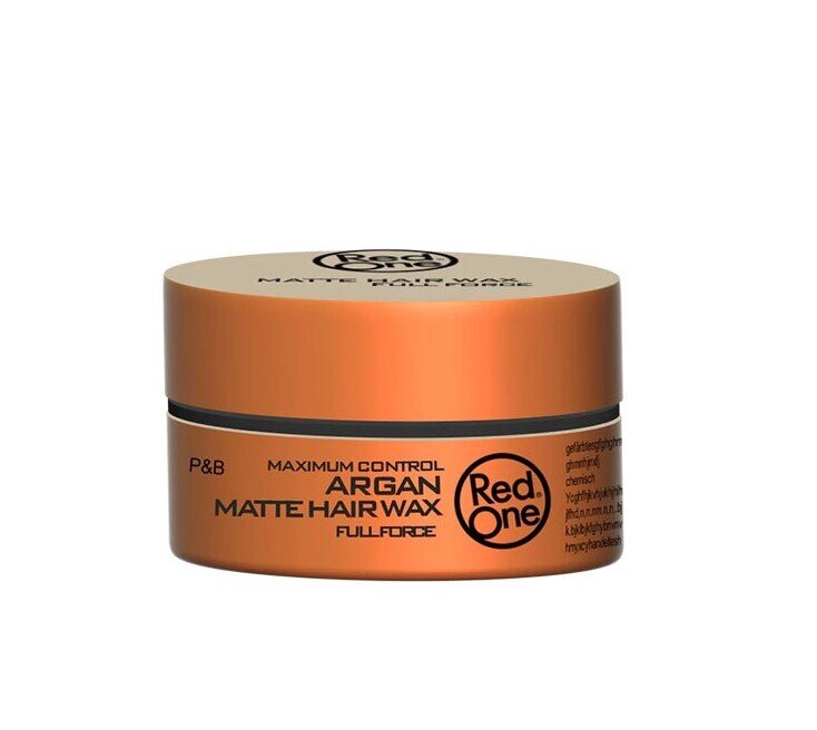 RED ONE Matte Hair Wax ARGAN 150 ml