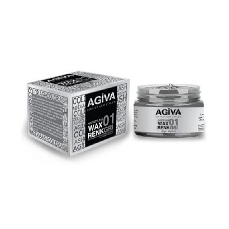 AGIVA – Hairpigment Wax 01 Ceniza 120 g